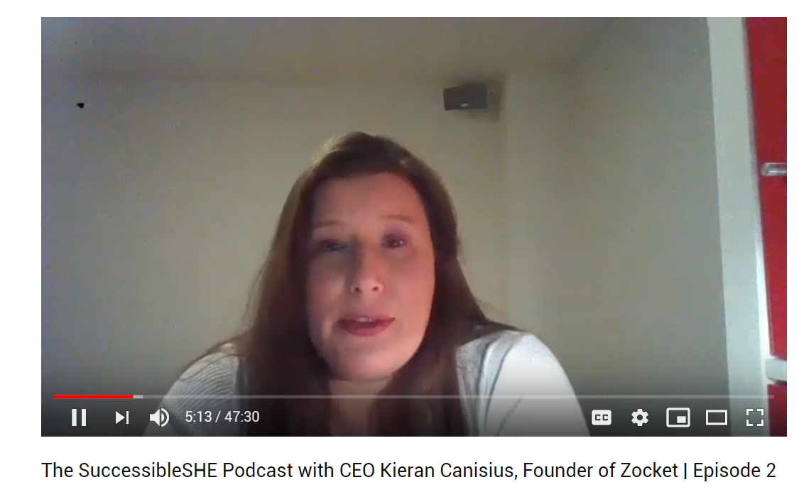 Kieran on SuccessibleSHE Podcast
