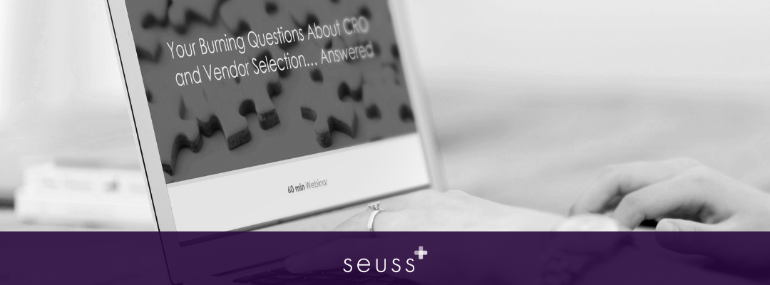 Get your burning CRO and Vendor Selection questions answered in our next webinar