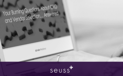 Get your burning CRO and Vendor Selection questions answered in our next webinar