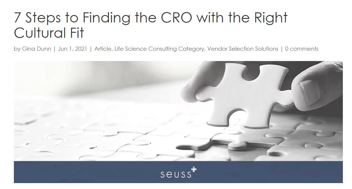 Life Science Cro And Vendor Selection 4